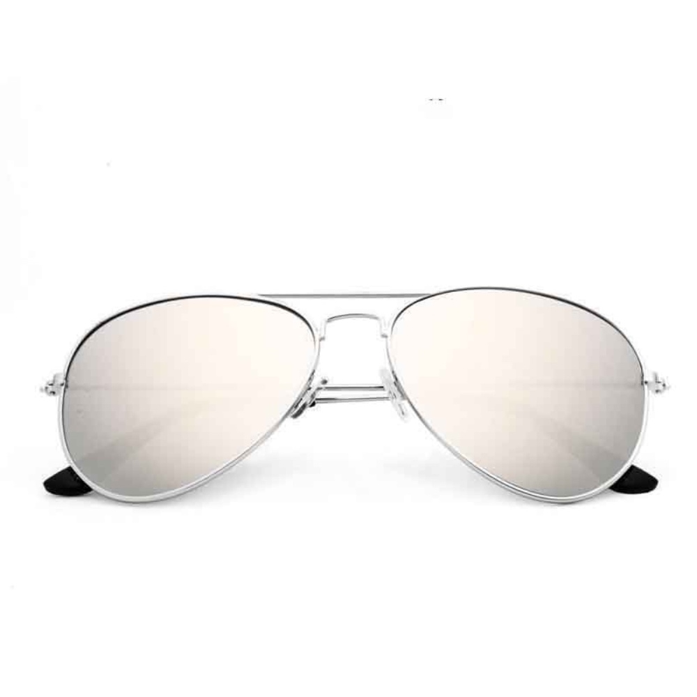 Aviator Reflective Silver Frame Silver - Picture 4 of 5